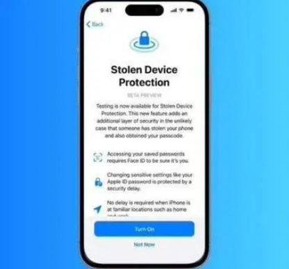 沙雅苹果授权维修店分享被盗设备保护功能开启方法 