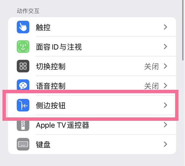 沙雅苹果14维修店分享iPhone14 Plus侧键双击下载功能关闭方法 