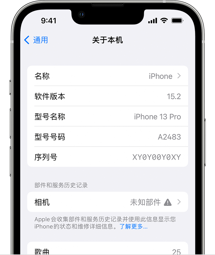 沙雅苹果维修分享iPhone 出现提示相机“未知部件”是什么原因？ 