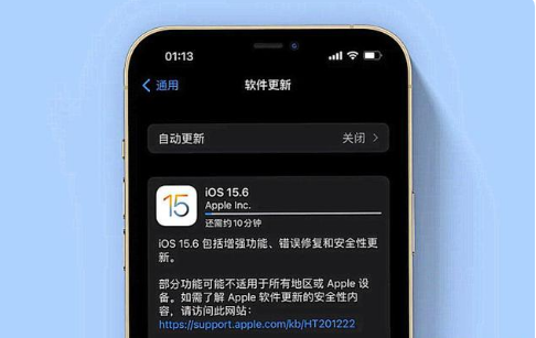 沙雅苹果手机维修分享iOS 15.6续航怎么样 